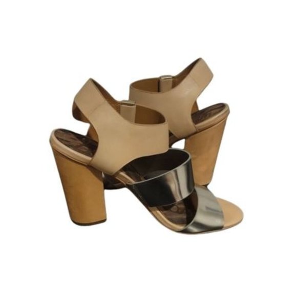 Sam Edelman Yelena Chunky Strappy Heels - Size 6 - Picture 13 of 13